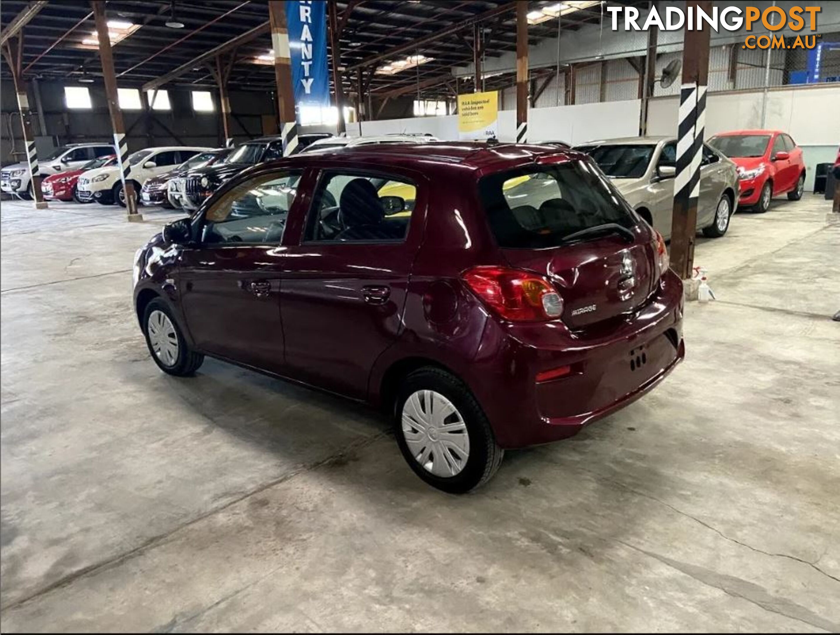 2017 MITSUBISHI MIRAGE ES LA MY18 5D HATCHBACK