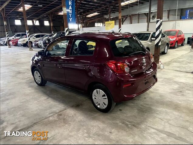 2017 MITSUBISHI MIRAGE ES LA MY18 5D HATCHBACK