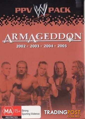 WWE COLLECTORS EDITION ARMAGEDDON BOXED SET BRAND NEW SEALED