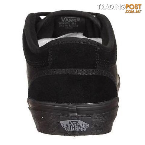 GENUINE VANS CHUKKA LOW BLACK SEUDE LEATHER SHOES SIZE KIDS 2 - photo 3 of 7