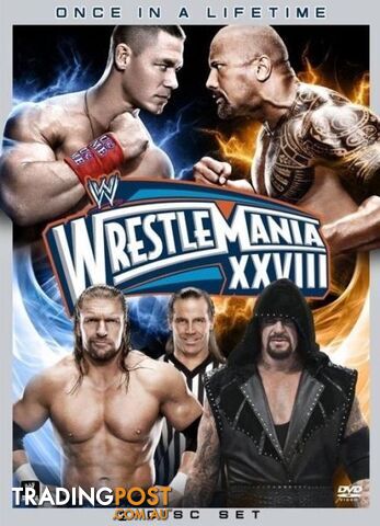 WWE RARE WRESTLEMANIA XXVIII 2 DISC DVD SET BRAND NEW