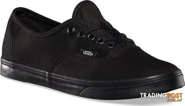 GENUINE VANS BLACK LO PRO SHOES SIZES US 4 & 5 BRAND NEW IN BOX