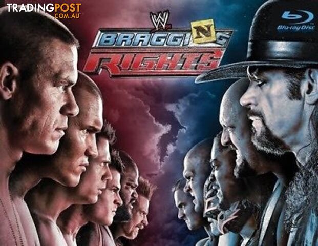 WWE 2010 BRAGGING RIGHTS BLU RAY DVD BRAND NEW SEALED
