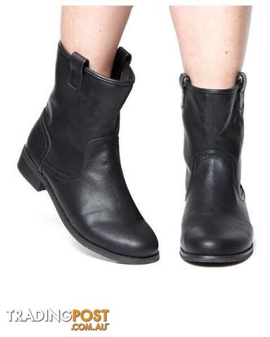 LATEST KUSTOM USA WOMENS BLACK BOOTS SIZES 6 & 7 BRAND NEW IN BOX - photo 3 of 6
