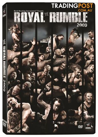 RARE WWE 2009 ROYAL RUMBLE OFFICIAL LICENCED DVD BRAND NEW SEALED