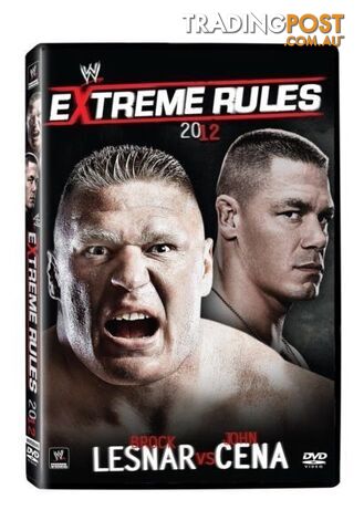 WWE 2012 EXTREME RULES OFFICIAL LICENCED PRODUCT NEW SEALED