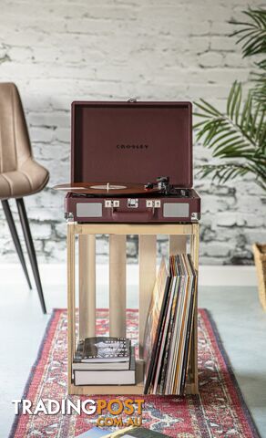 Crosley Cruiser Burgundy - Bluetooth Turntable & Record Storage Crate - 2080221203501 - Crosley - 2080221203501 - photo 2 of 2