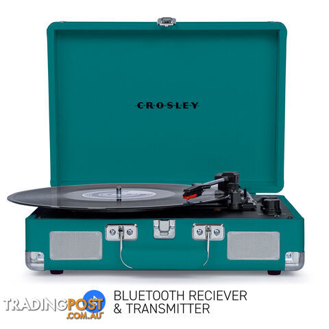 Crosley Cruiser Teal - Bluetooth Portable Turntable - 710244249515 - Crosley - 710244249515