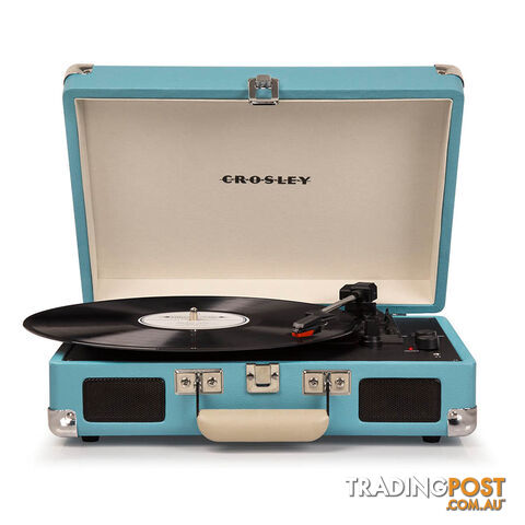 Crosley Cruiser Turquoise - Bluetooth Turntable & Record Storage Crate - 2080221203570 - Crosley - 2080221203570 - photo 5 of 5