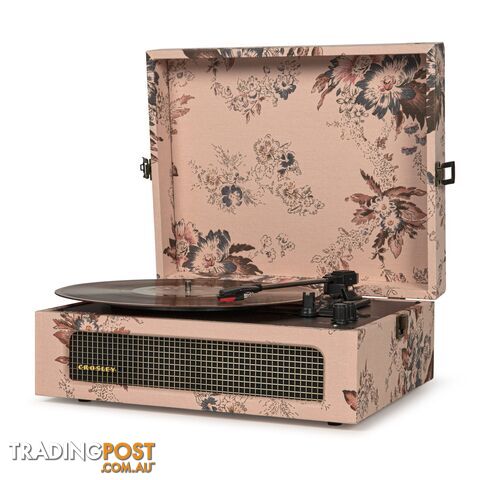 Crosley Voyager Floral - Bluetooth Portable Turntable & Record Storage Crate - 2080221203747 - Crosley - 2080221203747 - photo 2 of 5