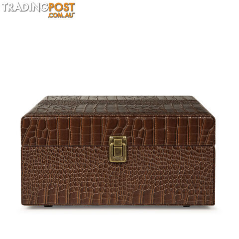 Crosley Voyager Brown Croc - Bluetooth Portable Turntable & Record Storage Crate - 2080221203730 - Crosley - 2080221203730 - photo 4 of 5
