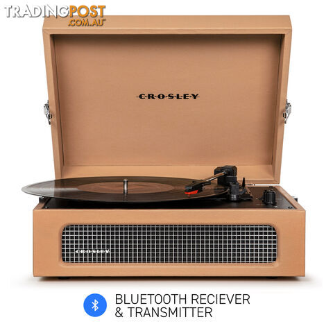 Crosley Voyager Tan - Bluetooth Portable Turntable - 710244249706 - Crosley - 710244249706