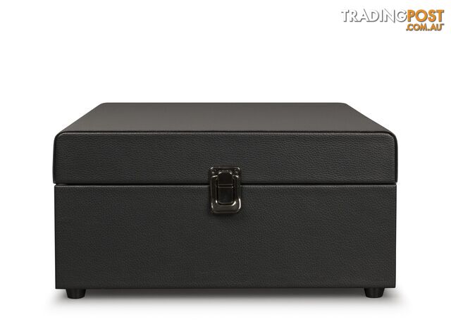 Crosley Voyager Black - Bluetooth Portable Turntable & Record Storage Crate - 2080221203709 - Crosley - 2080221203709 - photo 4 of 5