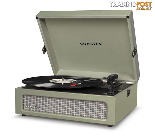 Crosley Voyager Sage - Bluetooth Portable Turntable & Record Storage Crate (Copy) - 2080221203754 - Crosley - 2080221203754 - photo 5 of 5
