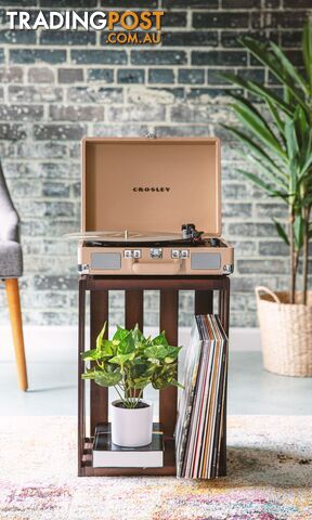 Crosley Cruiser Light Tan - Bluetooth Turntable & Record Storage Crate - 2080221203532 - Crosley - 2080221203532 - photo 3 of 3