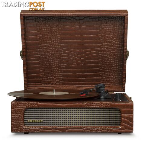 Crosley Voyager Brown Croc - Bluetooth Portable Turntable - 710244250689 - Crosley - 710244250689 - photo 5 of 5