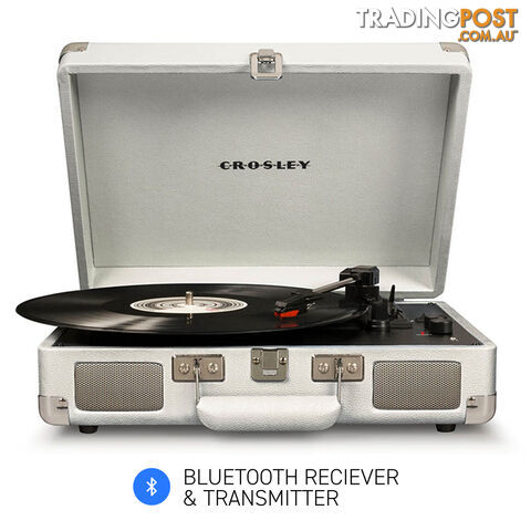 Crosley Cruiser White Sands - Bluetooth Portable Turntable - 710244250610 - Crosley - 710244250610