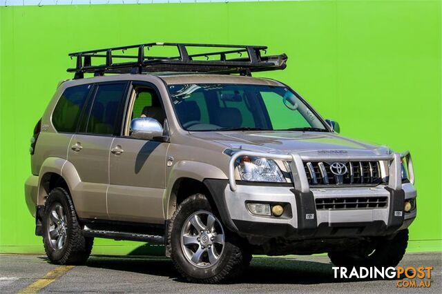 2008 TOYOTA LANDCRUISER PRADO VX (4x4) KDJ120R 07 UPGRADE 4D WAGON