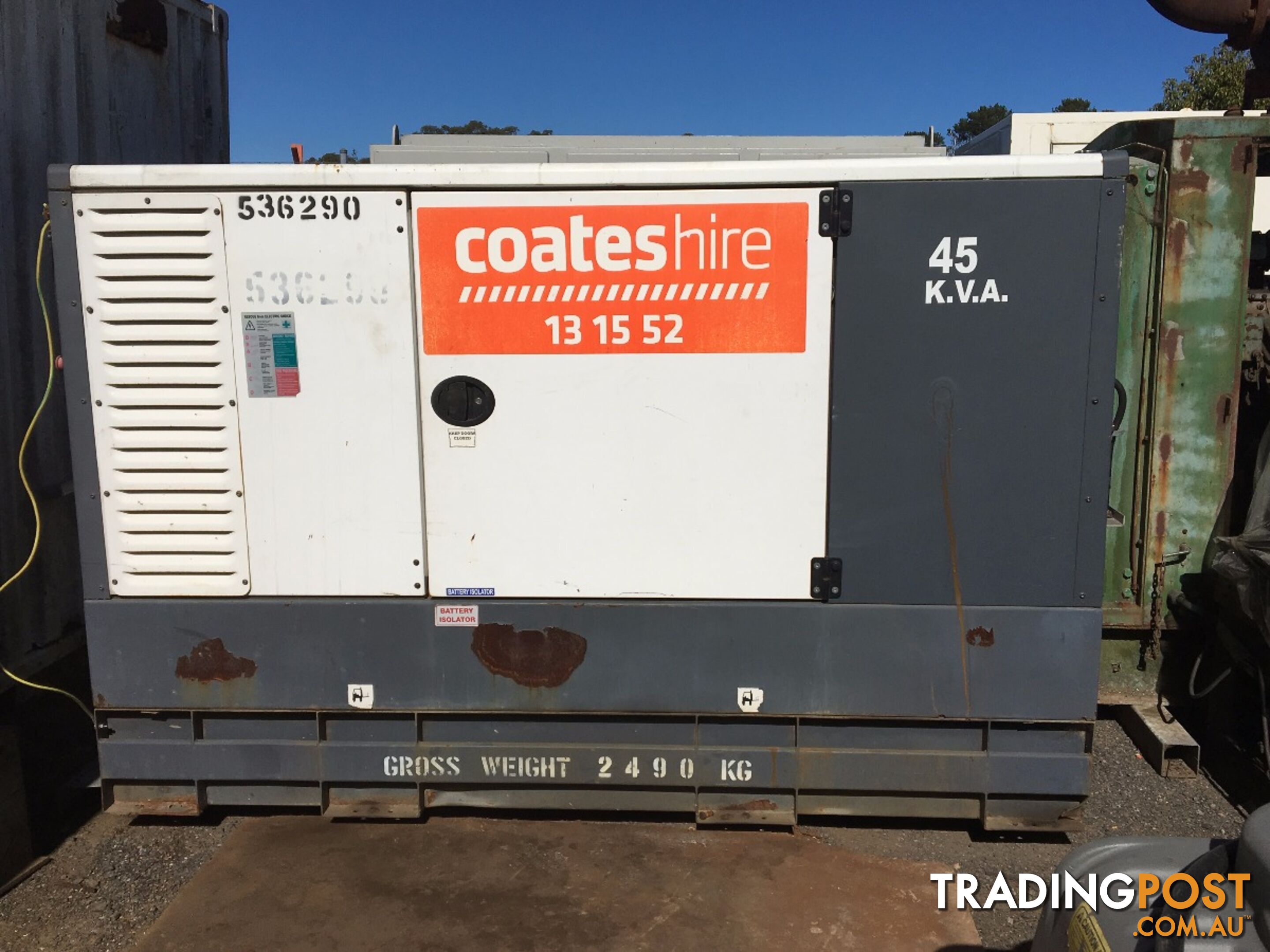 45kVA Atlas Copco Generator