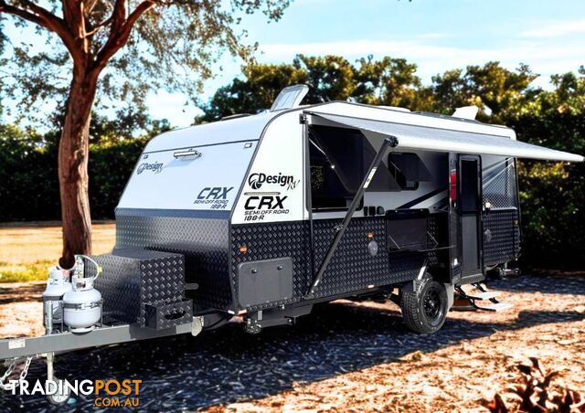 2025 Design Rv 18'8" CRX SEMI OFFROAD Rear Door
