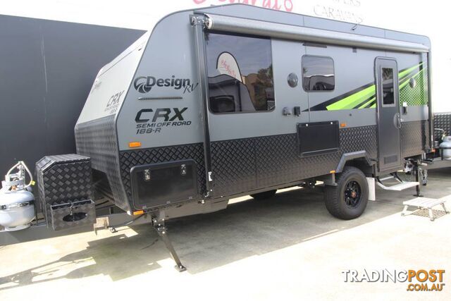 2024 Design Rv 18'8" CRX SEMI OFFROAD Rear Door