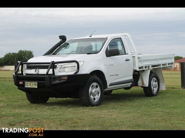 2013 HOLDEN COLORADO DX (4X4) RG CAB CHASSIS