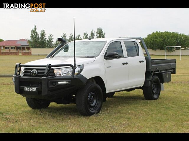 2019 TOYOTA HILUX WORKMATE DOUBLE CAB 4X2 HI-RIDER GUN135R UTILITY