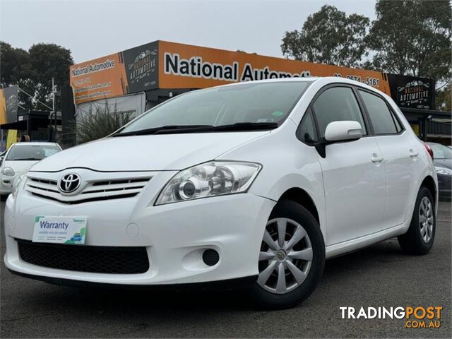 2010 TOYOTA COROLLA CONQUEST ZRE152RMY11 