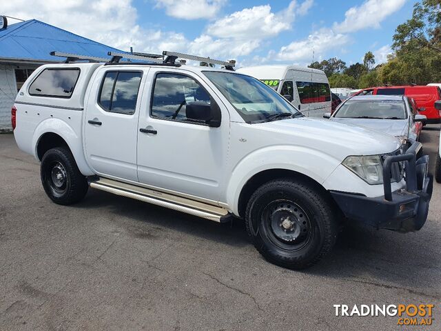 2012 NISSAN NAVARA RX (4x4) D40 MY11 DUAL CAB P/UP