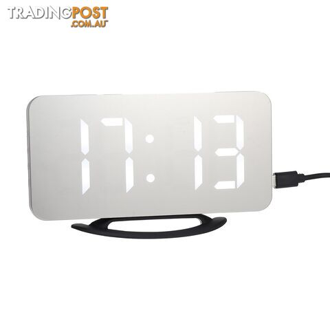 1pc USB Charging Digital Electronic Alarm Clock Home Mirror - 3391220139968 - GSP-FXW1244197BKMI3O0