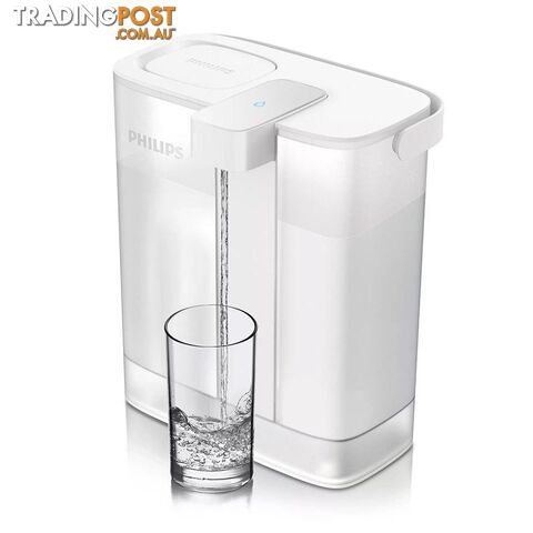 Philips 3L White Powered Water/Drinking Pitcher w/ Instant Micro X-Clean Filter - Philips - 4897099307211 - KXG-AWP2980WH-79