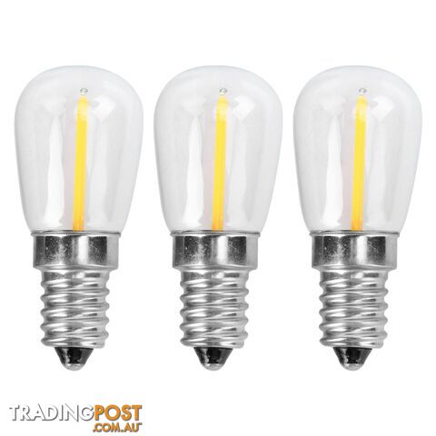 3PCS E14 LED Bulbs 220V 1.5W Fridge Lamps Glass Cover Lamps - 3341113765040 - SNU-JAC184533RXW7QFRU