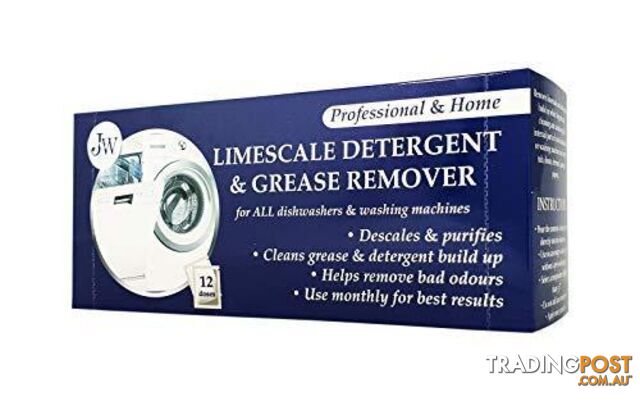Limescale & Detergent Remover for Washing Machines & Dishwashers 12 Applications 12 months supply. - Universal - 5054680387529 - GFT-B06ZZ5X5JX