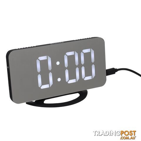 1pc USB Charging Digital Electronic Alarm Clock Home Mirror - 3391220146348 - SNU-PVG142918SFAFEVN3