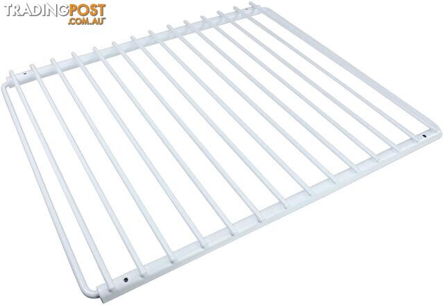 Spares2go Adjustable Plastic Coated Fridge Freezer Shelf With Screw Fix Extendable Arms - 5055950516267 - GFT-B00PUDXRCK