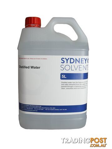 Distilled Water 5 Litre - SYV-CDISTILLED4LTR