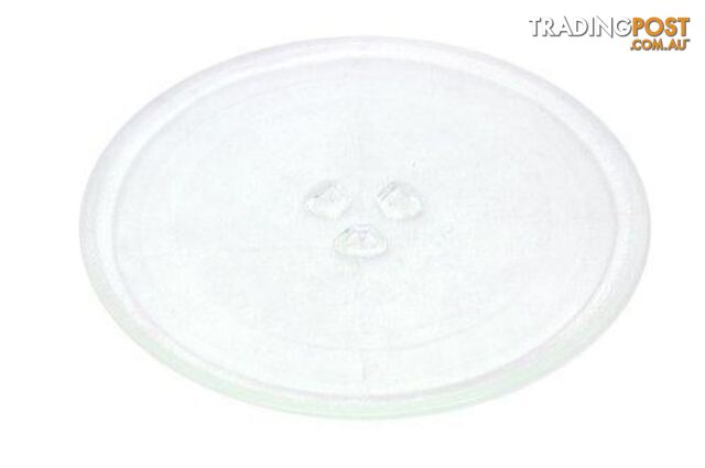 Universal Microwave Turntable Glass Plate with 3 Fixtures, 245 mm - 5053429366047 - GFT-B007YJ3WO6