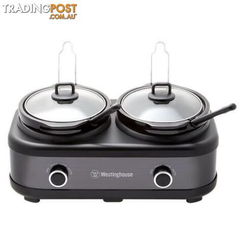 Double Pot Slow Cooker - 2.5L - Westinghouse - 9338620005022 - TIE-9338620005022