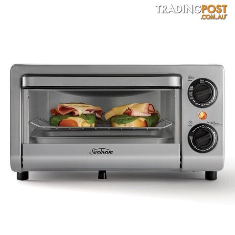 Sunbeam 10L Compact Oven Bake Roast Toast Grill Kitchen Cooker w/ Baking Tray - Sunbeam - 9311445034408 - BQR-COM1000SS