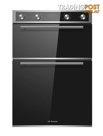 Domain Multi-Function Fan Forced Double Electric Oven - 600mm - 9346088001753 - DMP-DDO60SSA