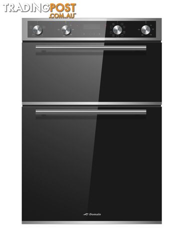 Domain Multi-Function Fan Forced Double Electric Oven - 600mm - 9346088001753 - DMP-DDO60SSA