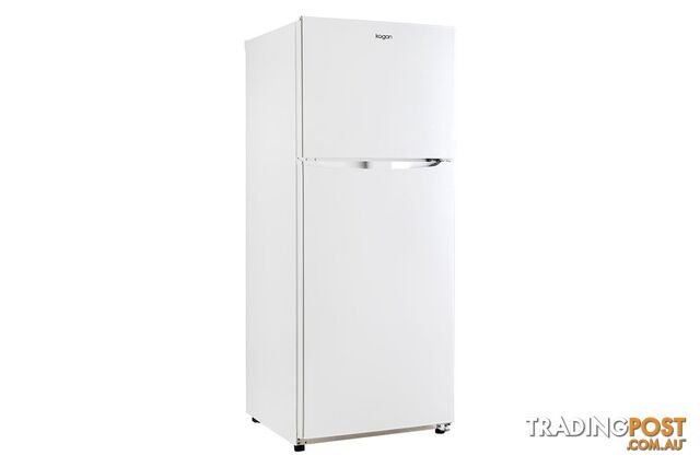 kogan 372l top mount fridge dark graphite