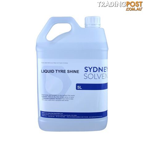 Liquid Tyre Shine 5 Litre - SYV-ATYRESHINE5LTR