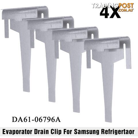 4x Fridge Freezer Evaporator Drain Clip For Samsung DA61-06796A SRF583DL 1718552 - 06901492120273 - YKS-4xSKUD88910