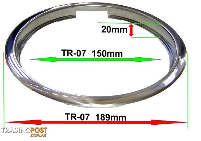 Trim Ring | TR-07 / 1256-07 / 2799 | Suits HP-05 - PKD-TR-07