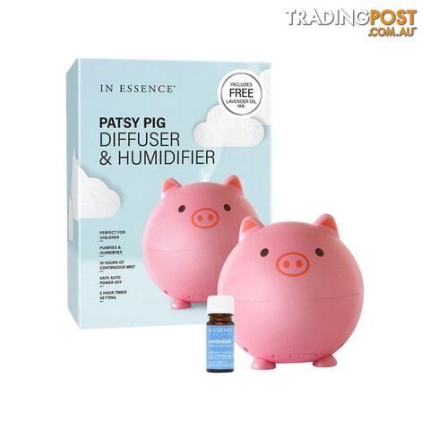 In Essence Animal Diffuser & Humidifier Patsy Pig - In Essence - 9312658500292 - GRB-HBA-8850029