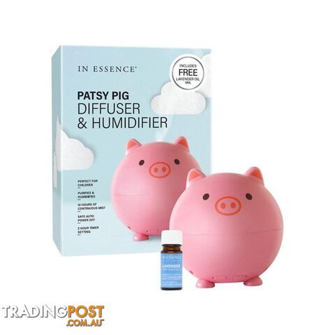 In Essence Animal Diffuser & Humidifier Patsy Pig - In Essence - 9312658500292 - GRB-HBA-8850029