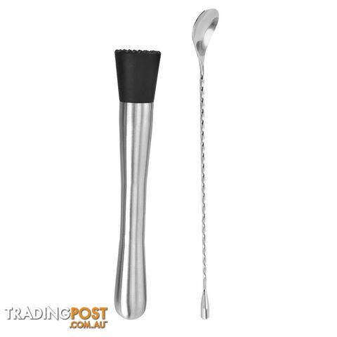 2Pcs Stainless Steel Cocktail Muddler Ice Hammers Mixing - 3361655705120 - SNU-0ED00385351LE6XAO