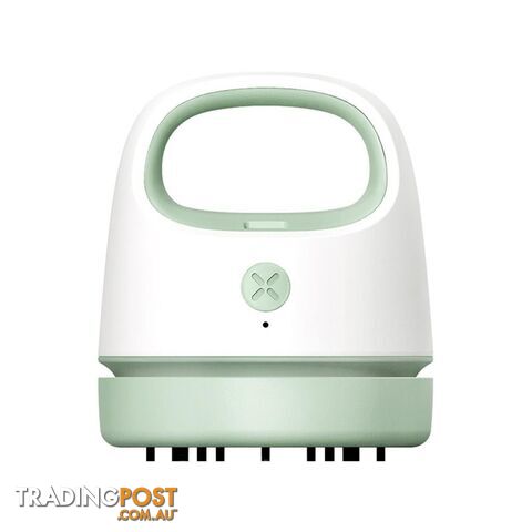 Mini Desktop Vacuum USB Recharge Cleaner Portable Clean Machine(Green) - 741331508017 - FHS-SMT0100404