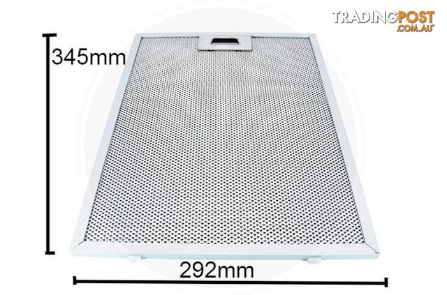 Range Hood Filter - 345/292/10mm, Stainless Steel (for P1500 Rangehood) - BSD-FILTER-345x292x10mm